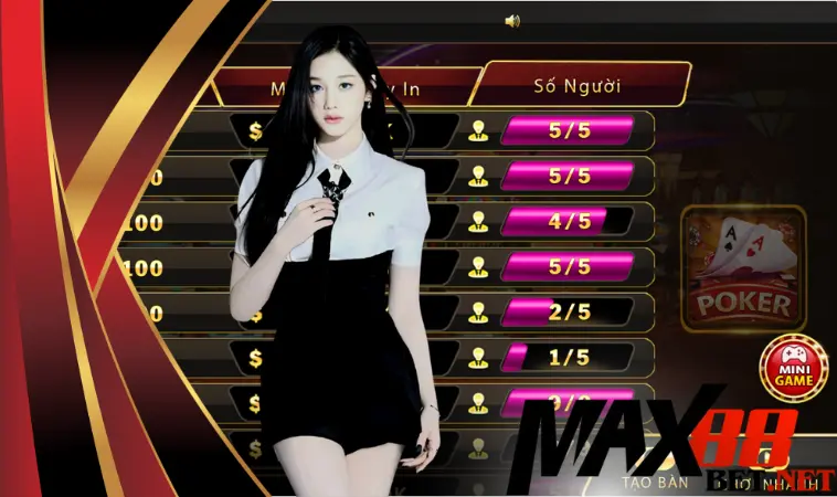 Poker Max88: hướng dẫn chơi chi tiết cho tân binh